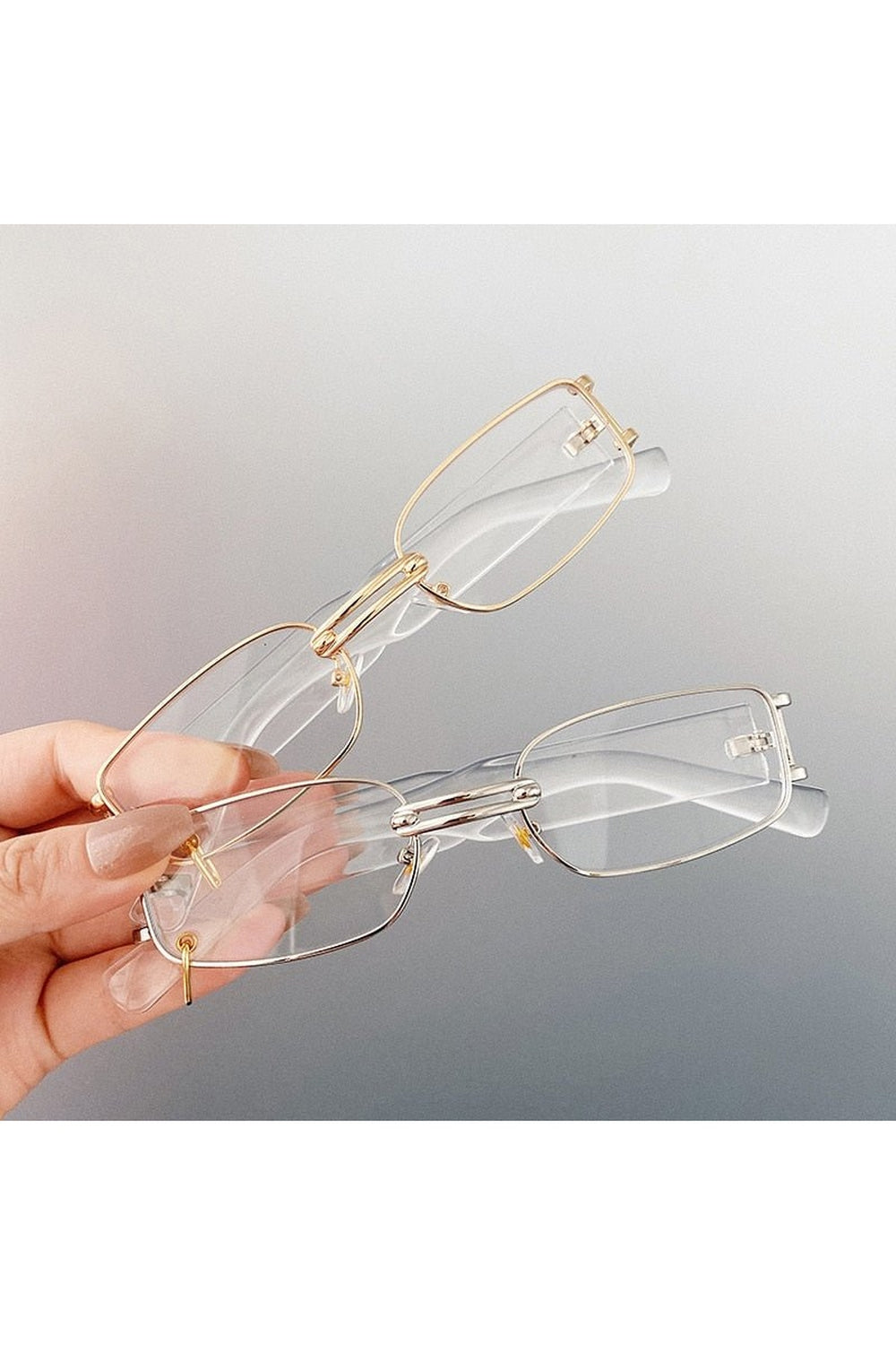Lunettes de soleil de style rétro de luxe