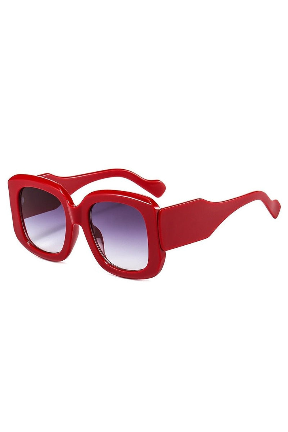 Lunettes de soleil carrées surdimensionnées rétro