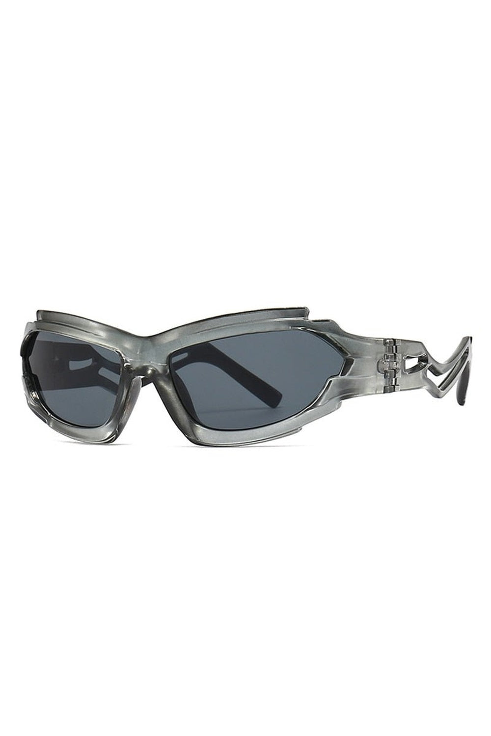 Lunettes de soleil rétro irrégulières