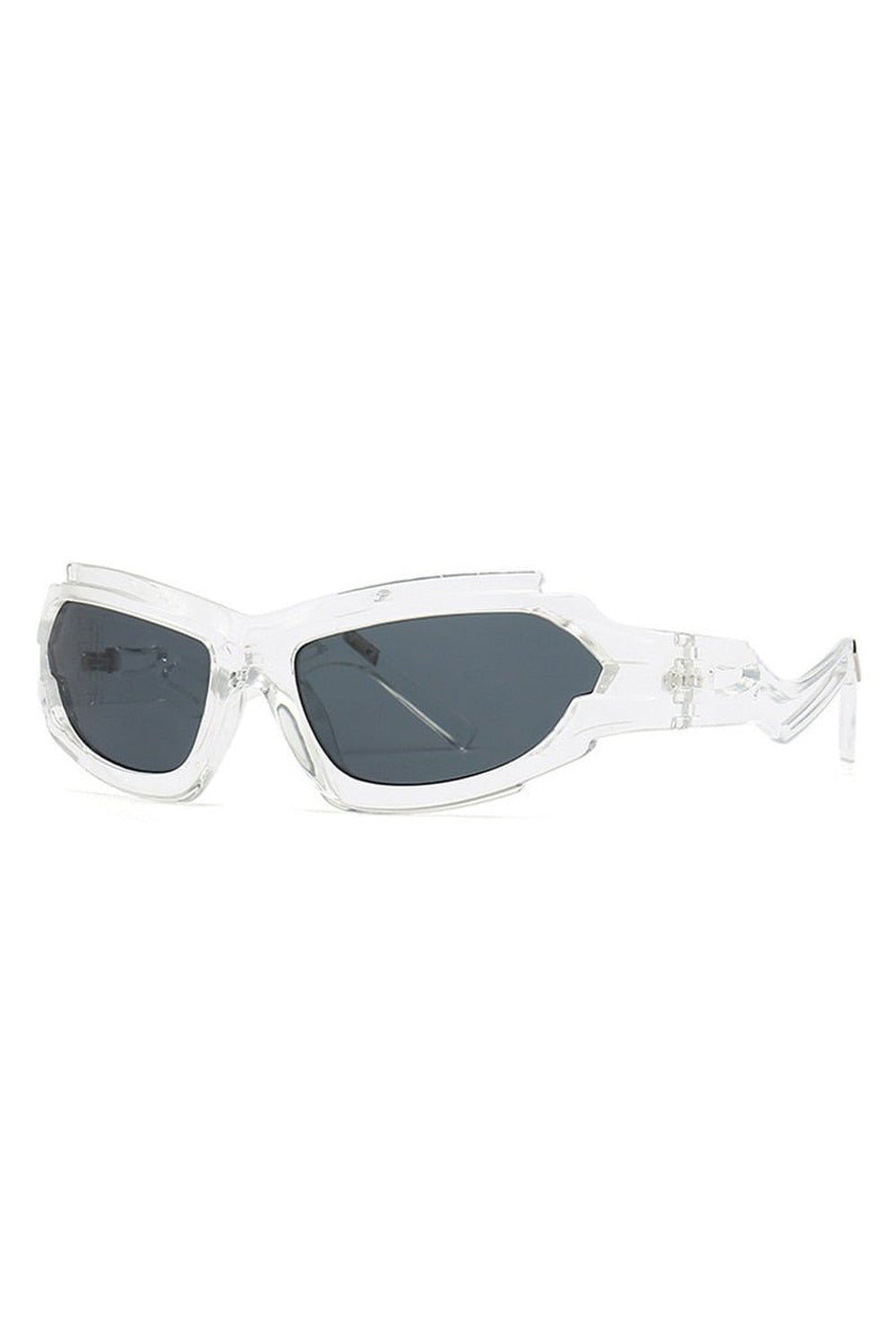 Lunettes de soleil rétro irrégulières