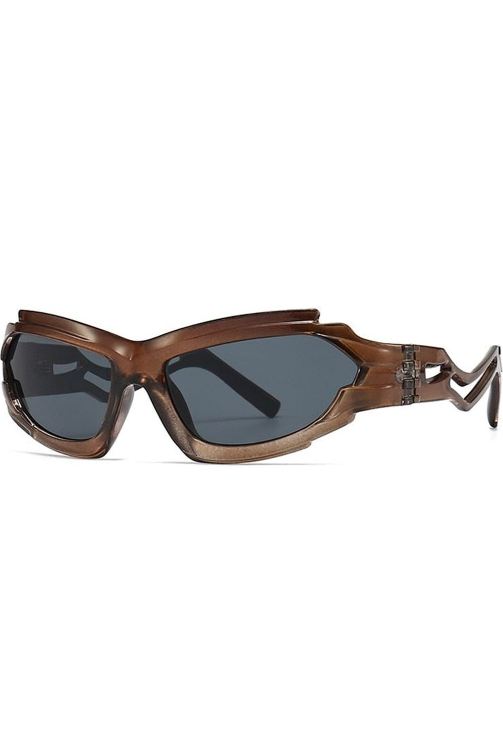 Lunettes de soleil rétro irrégulières