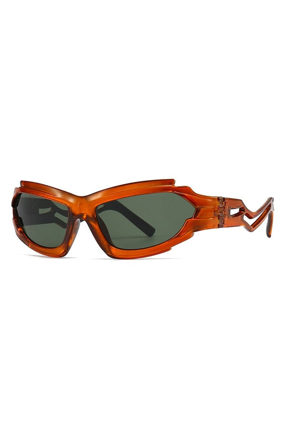 Lunettes de soleil rétro irrégulières
