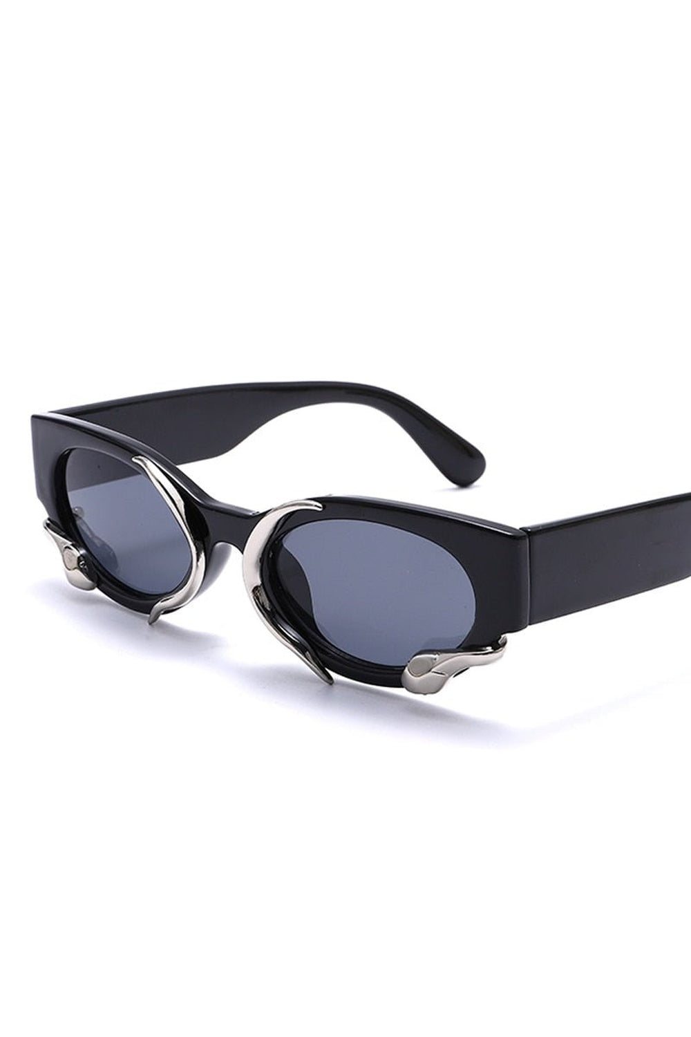 Lunettes de soleil rétro punk serpent