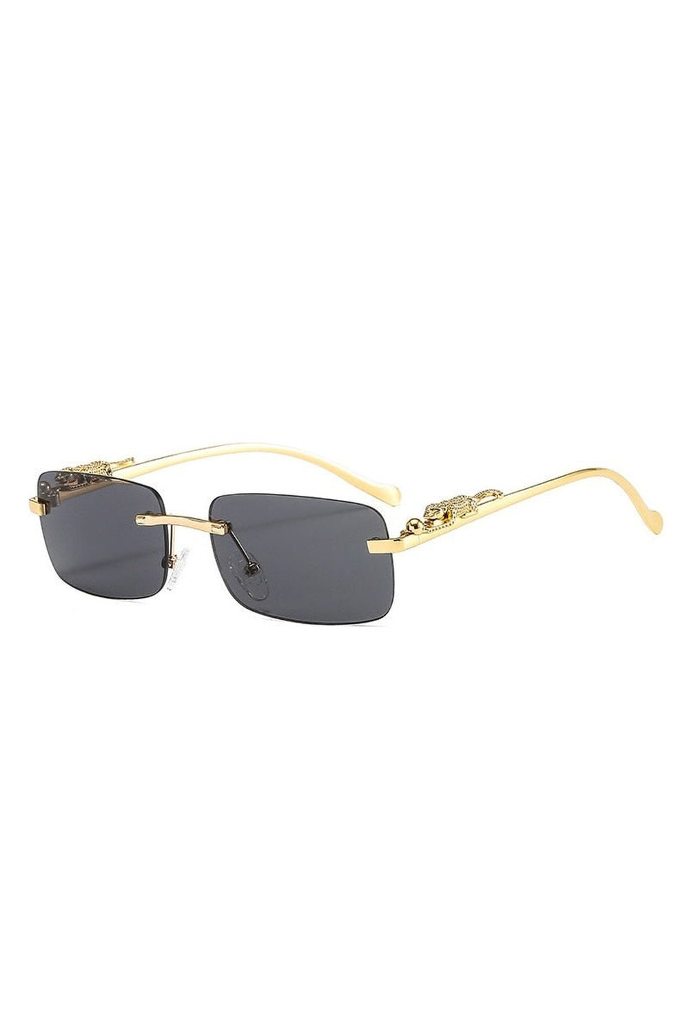 Lunettes de soleil rétro sans monture