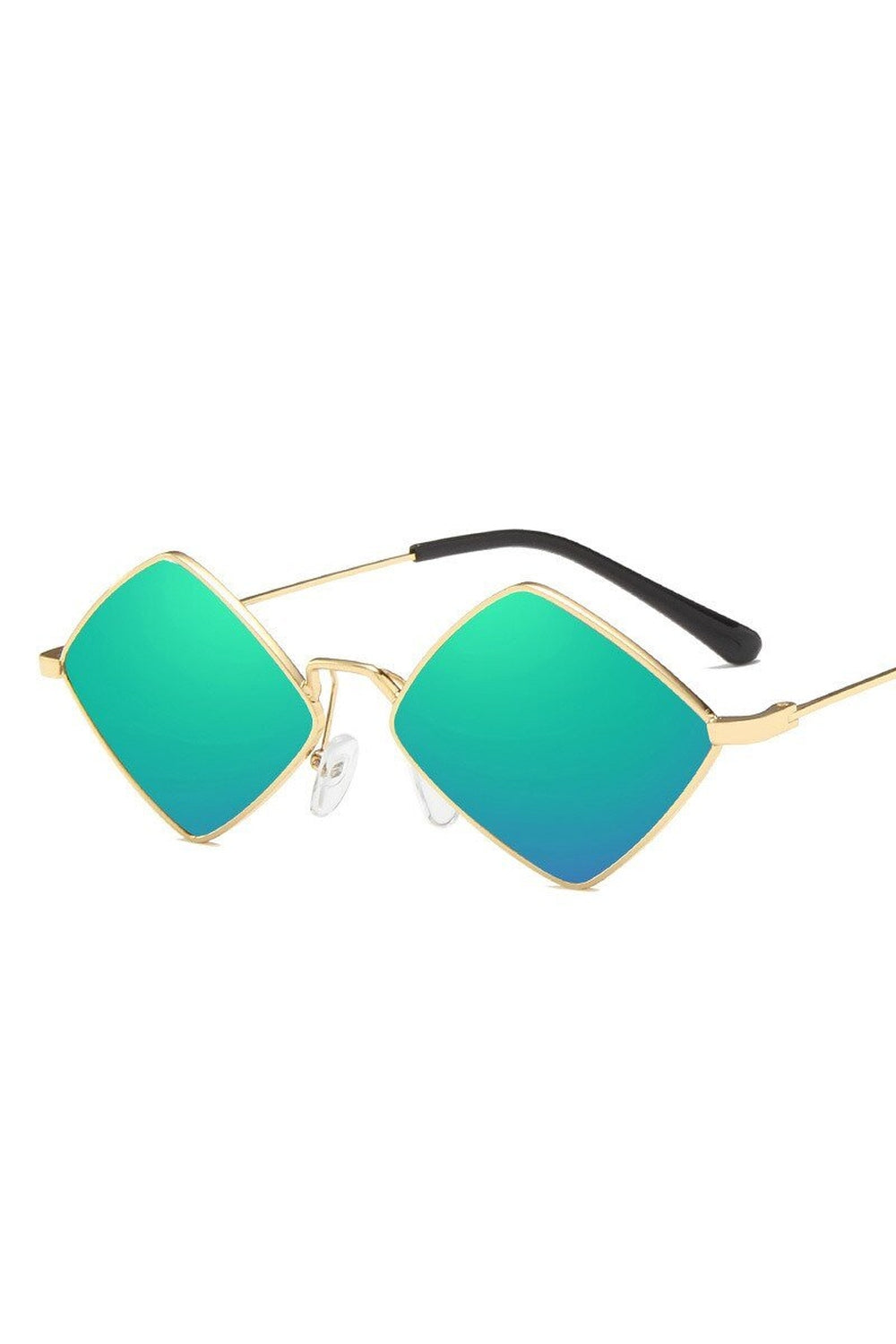 Petites lunettes de soleil carrées rétro