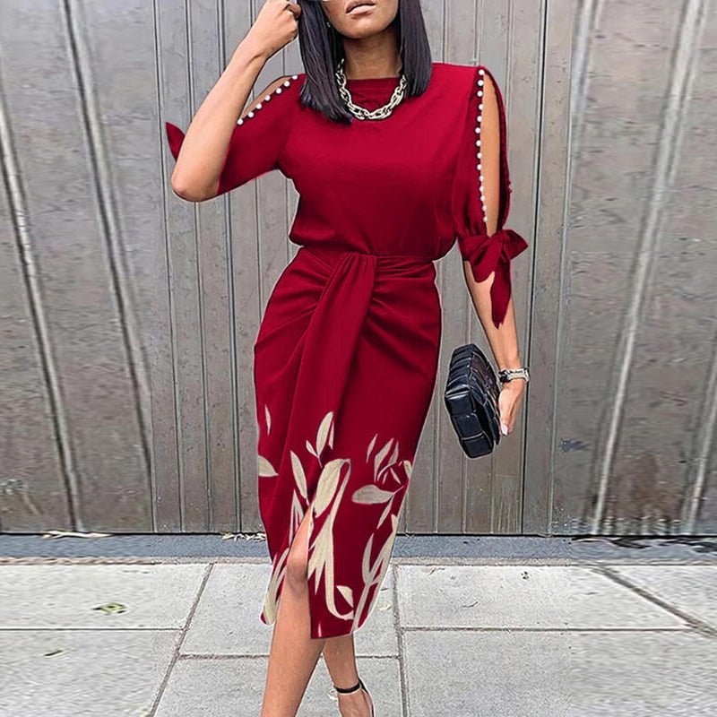 Robe Élégante à Imprimé Floral pour Femmes