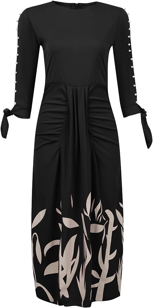 Robe Élégante à Imprimé Floral pour Femmes