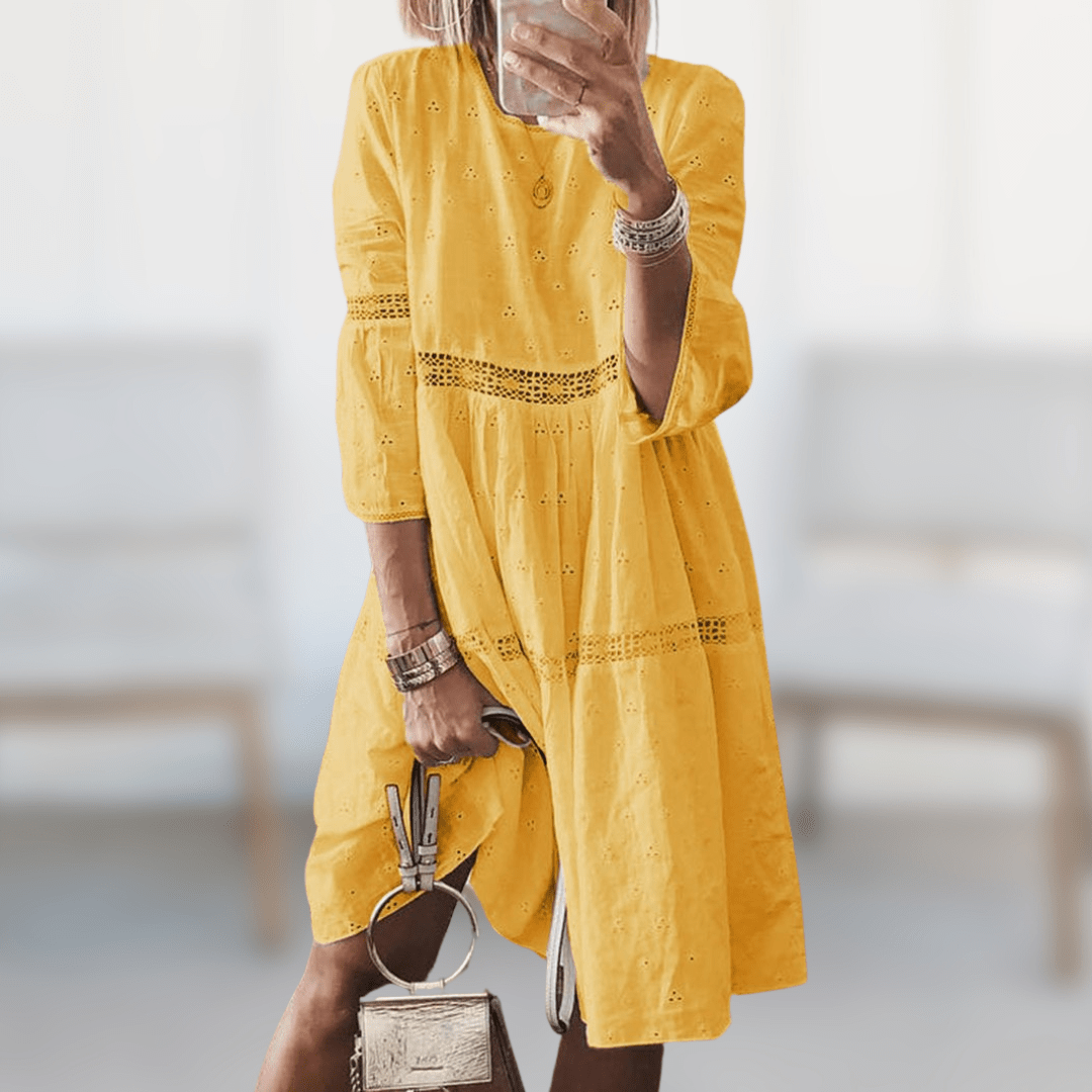 Robe Élégante Brodée pour Femmes