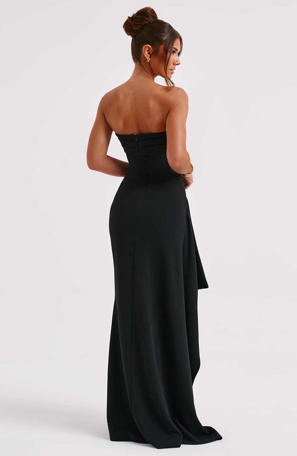 Robe Longue Élégante en Noir pour Femmes