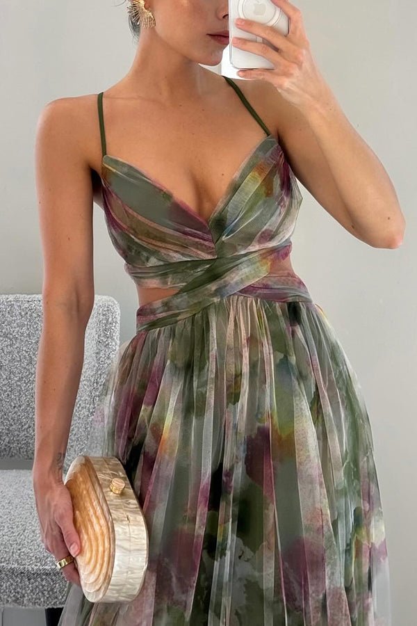 Robe Maxi Chic à Imprimé Floral pour Femmes