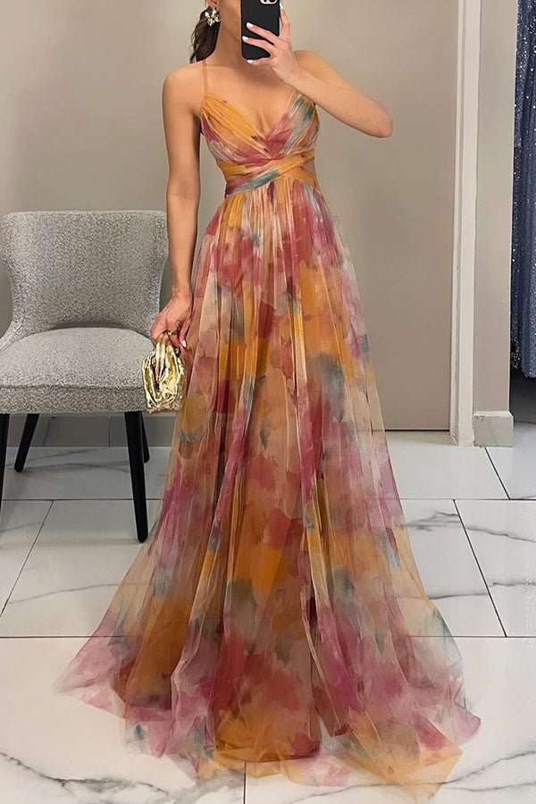 Robe Maxi Chic à Imprimé Floral pour Femmes