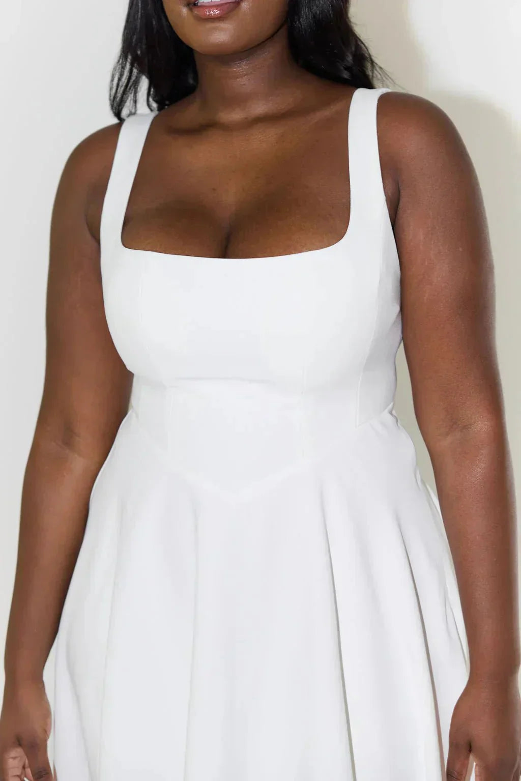 Robe Midi à Taille Haute pour Femmes
