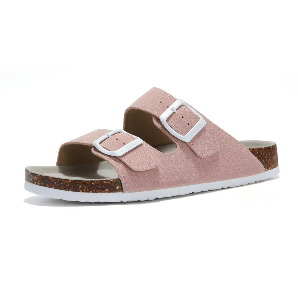 Sandales Confortables en Cuir Suédé pour Femmes