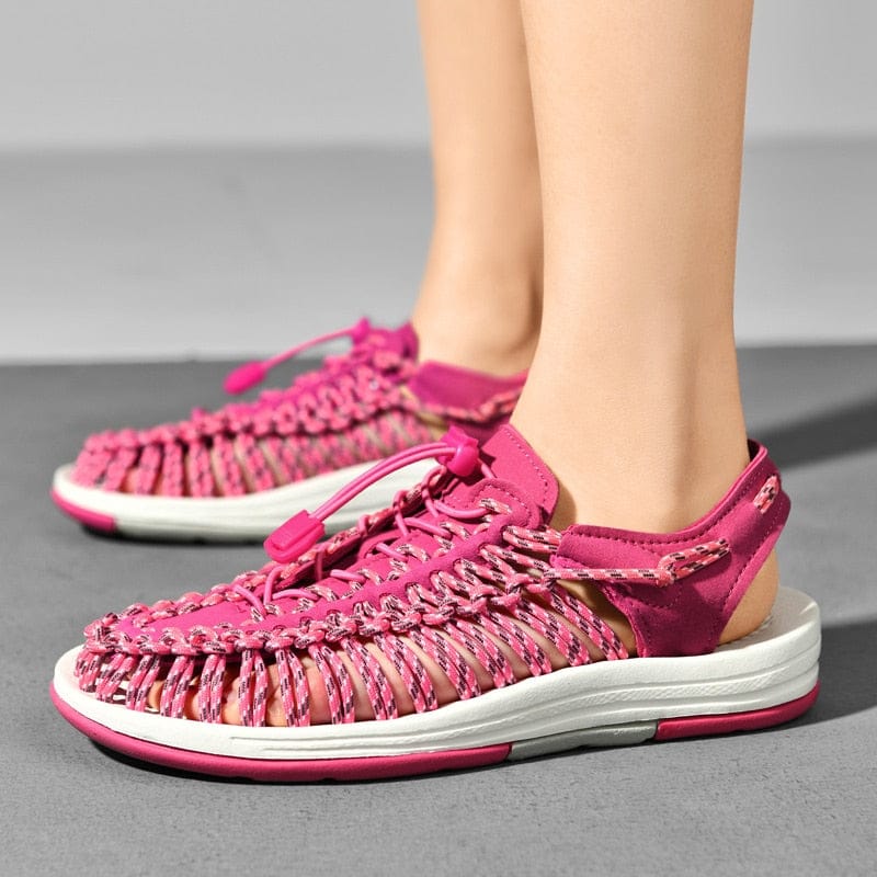 Sandales Confortables en PU pour Femmes