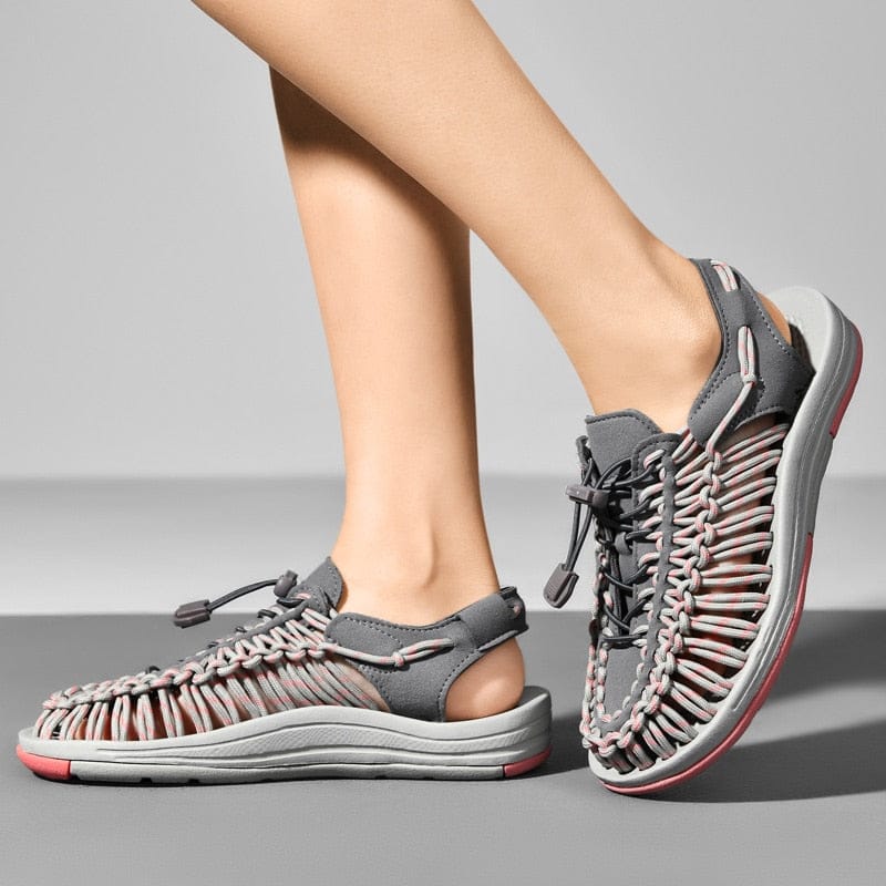 Sandales Confortables en PU pour Femmes