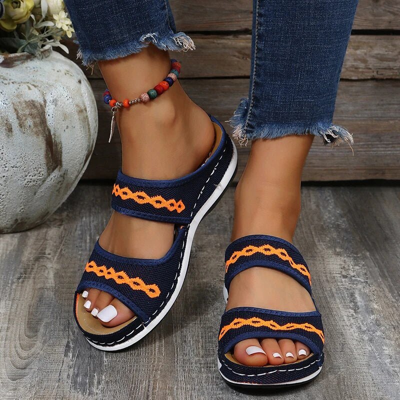 Sandales Ergonomiques en PU pour Femmes