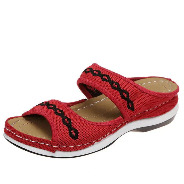 Sandales Ergonomiques en PU pour Femmes