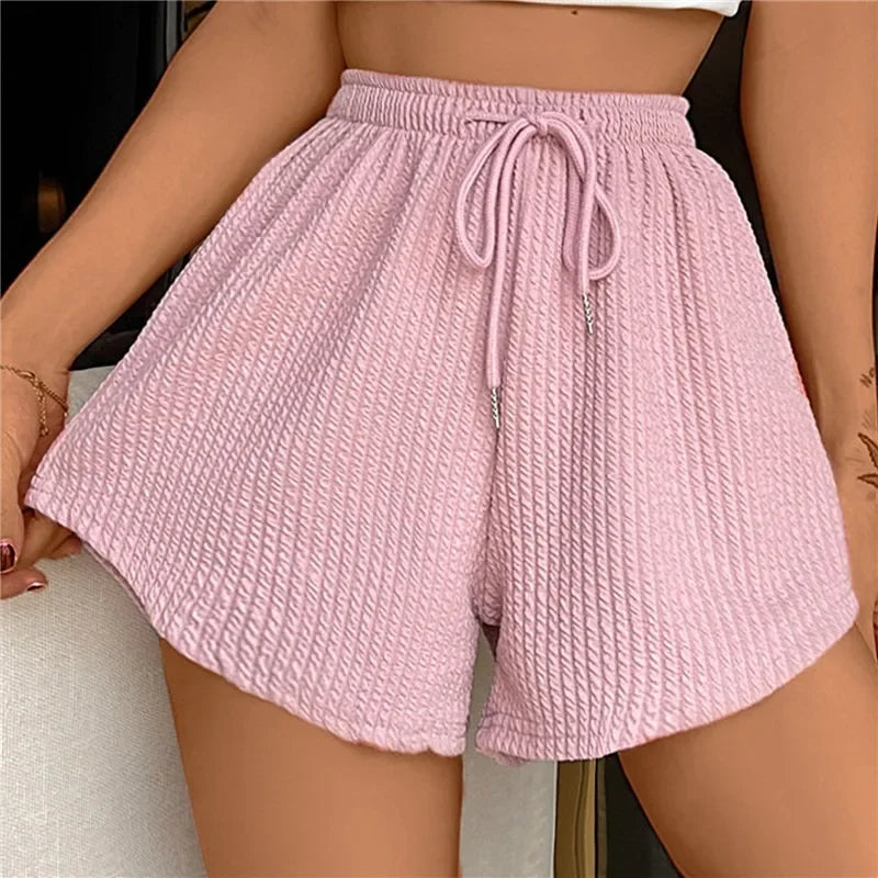 Shorts Femme Élastiques Été
