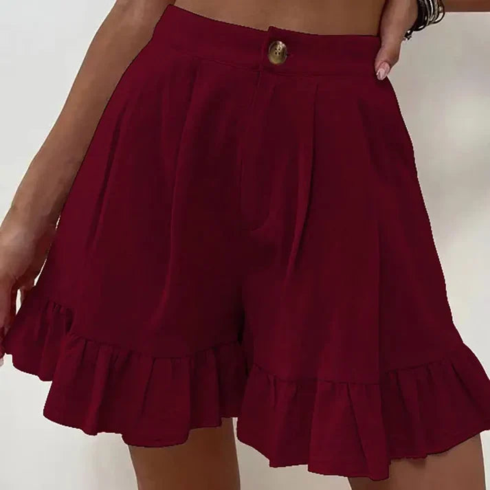 Shorts Femme Plissés Élégants