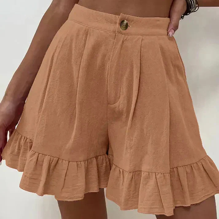 Shorts Femme Plissés Élégants