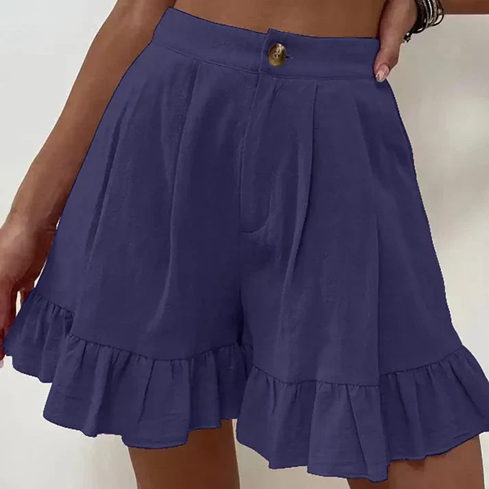 Shorts Femme Plissés Élégants