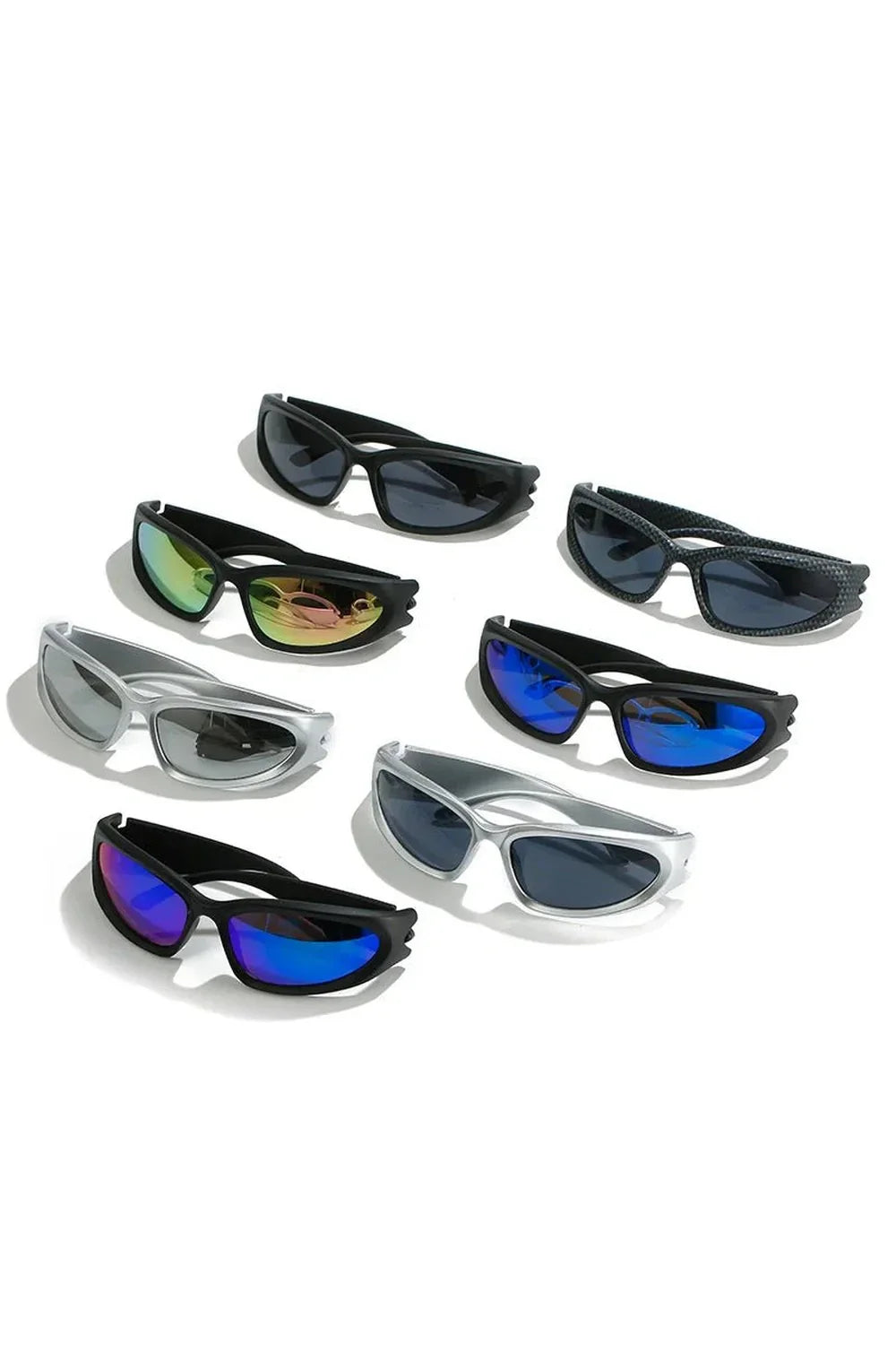 Petites lunettes de soleil ovales œil de chat