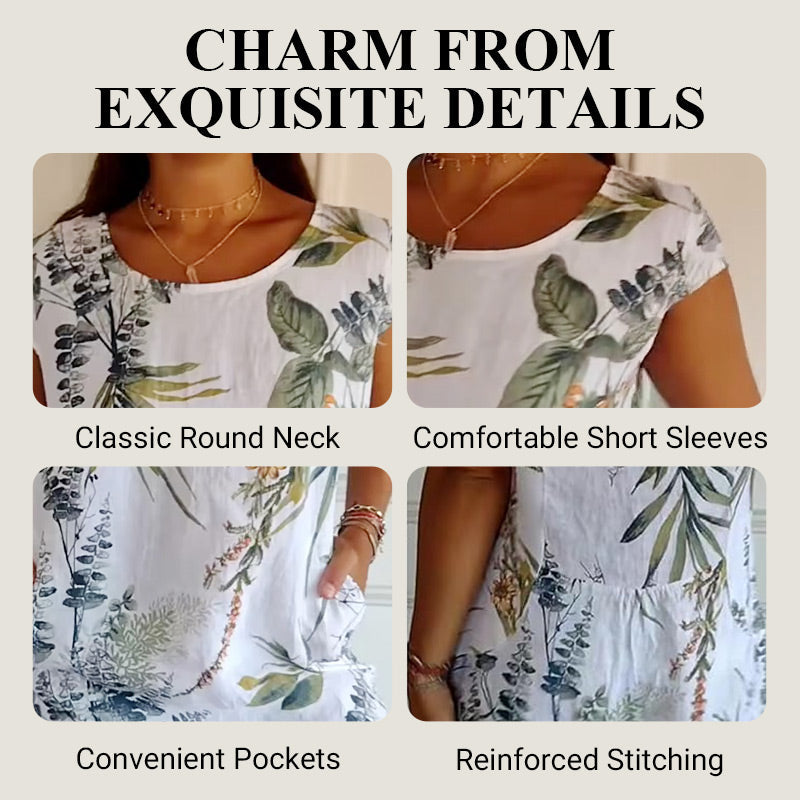 Robe Imprimée Femme | Robe Longue Printemps Femme | Lucia