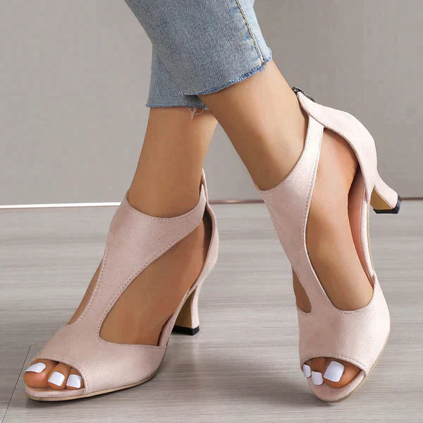 Sandales Orthopédiques Élégantes Femme Confortables en Cuir Synthétique, Taille 36 à 41