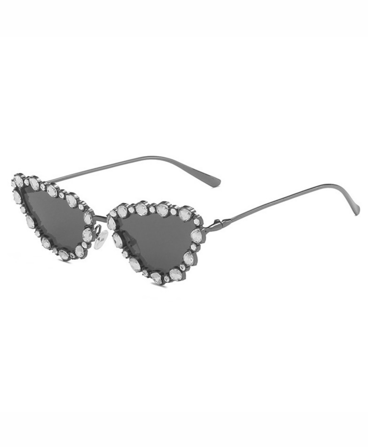 Folie des Strass - Lunettes de Soleil en Forme de Chat