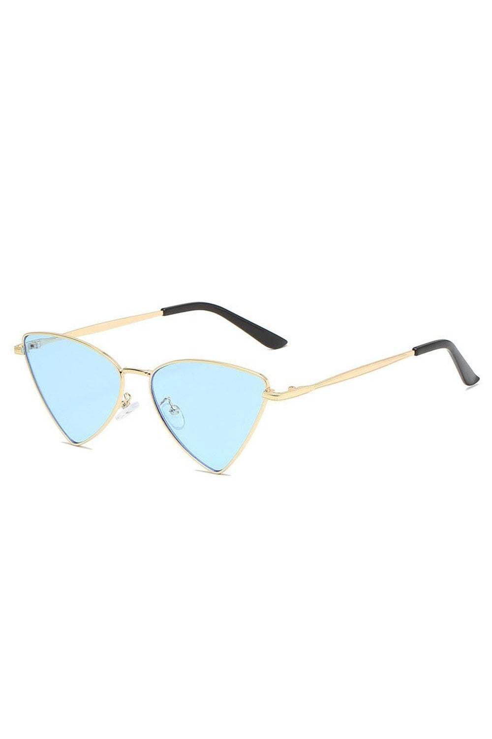 Lunettes de soleil œil de chat triangulaires