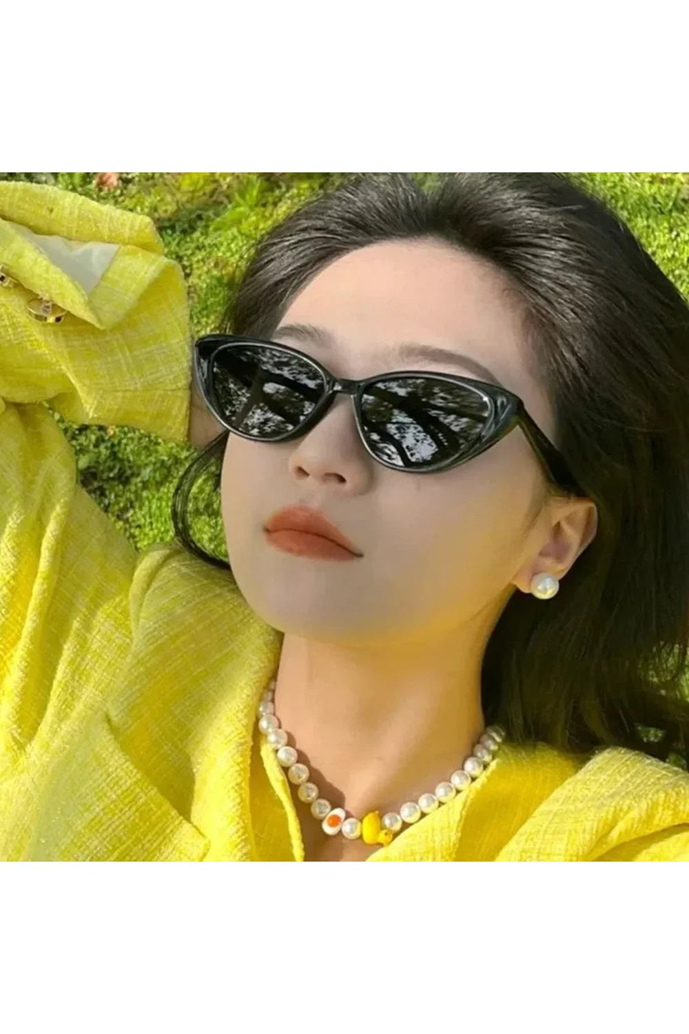 Lunettes de soleil œil de chat vintage