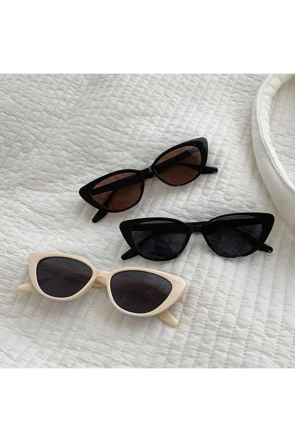 Lunettes de soleil œil de chat vintage