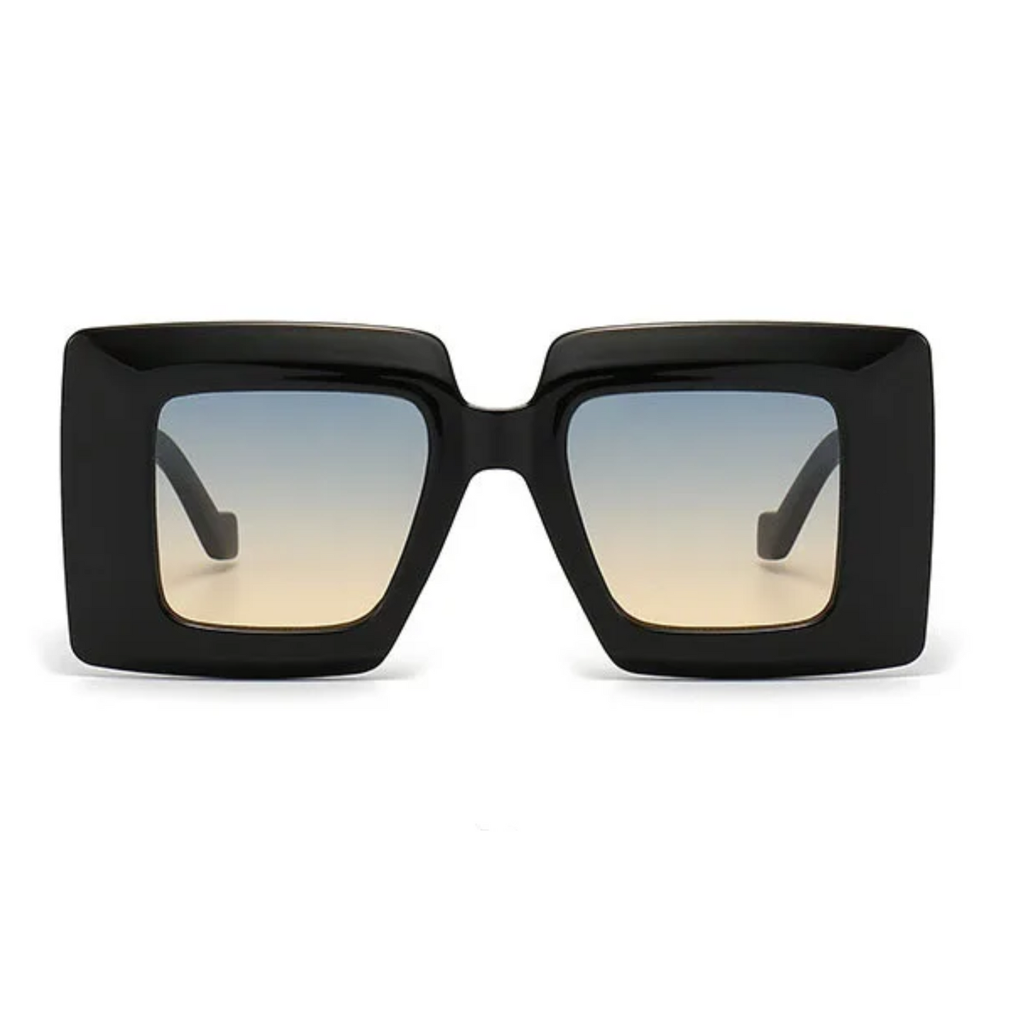 Lunettes de soleil carrées vintage surdimensionnées