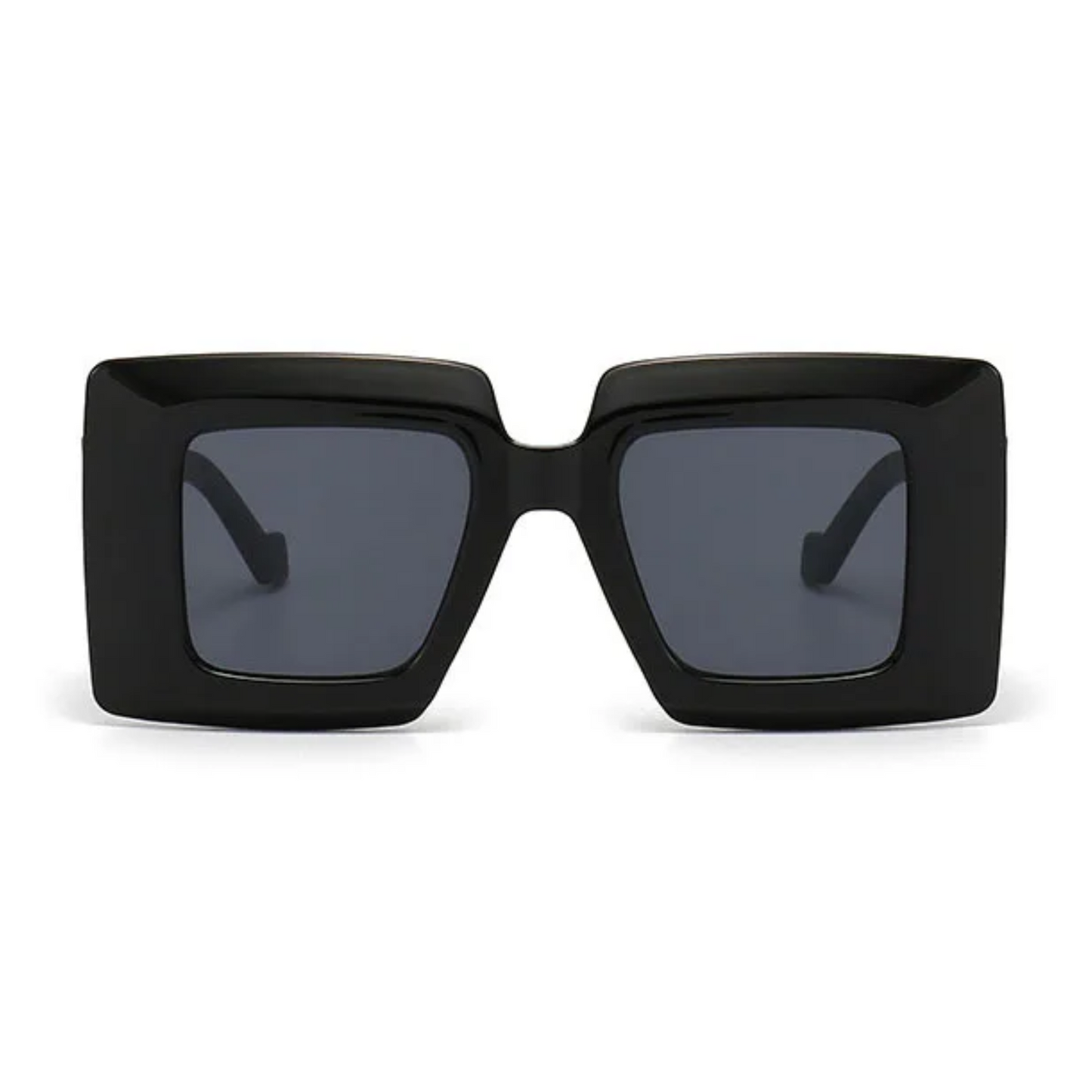 Lunettes de soleil carrées vintage surdimensionnées