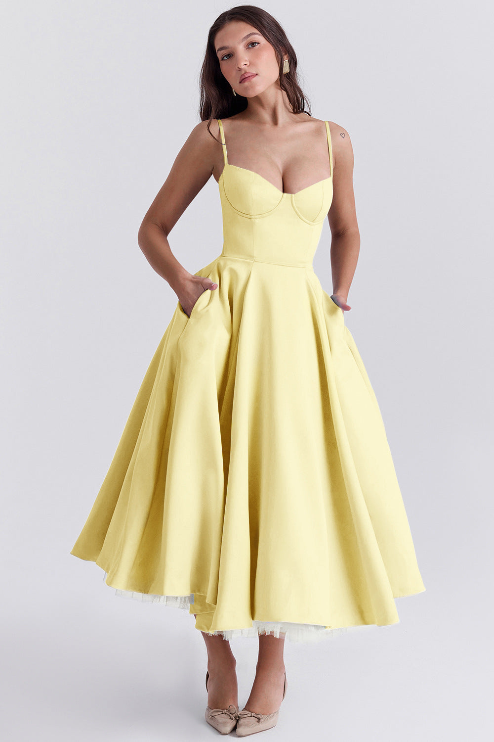 Variant image for Robe de soirée | Robe cérémonie femme printemps été | Sophie-26