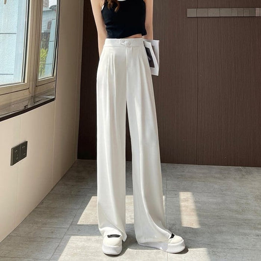 Émeline - Pantalon Large Élégant
