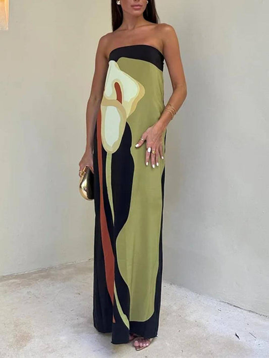 Gina - Superbe robe maxi épaule