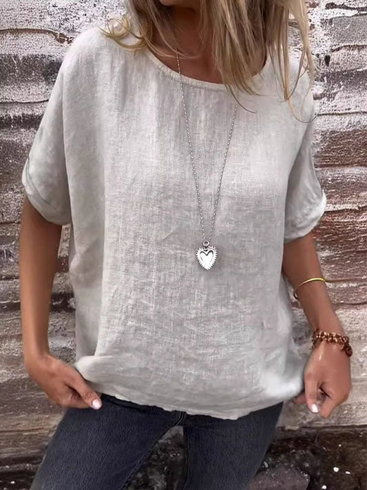 Top détendu minimaliste