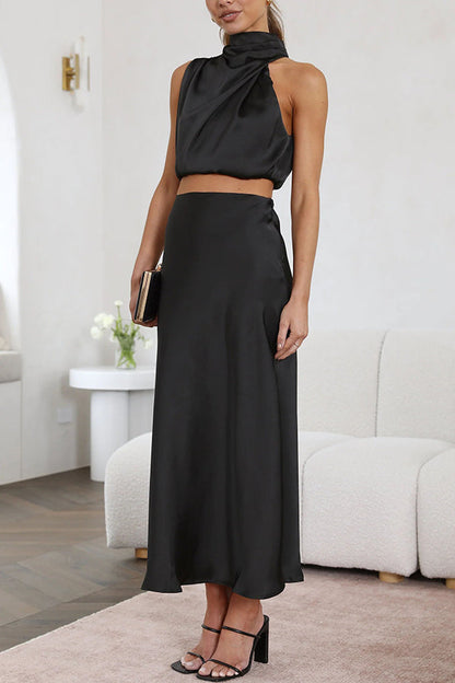 Nicolette | Ensemble de jupe maxi élégante