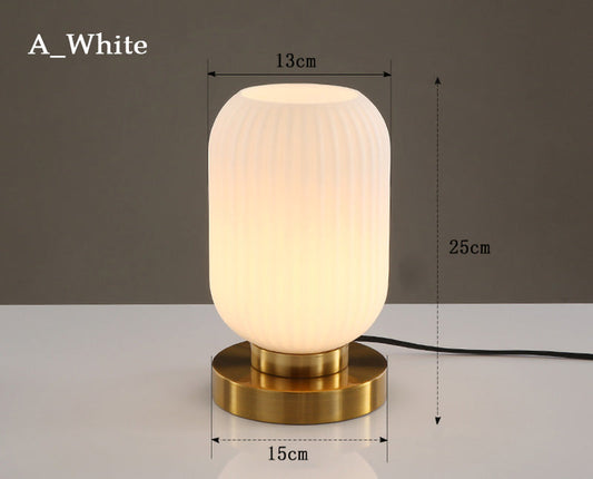 Lampe Ambre Scandinave – Élégante lampe de table pour une atmosphère chaleureuse et moderne