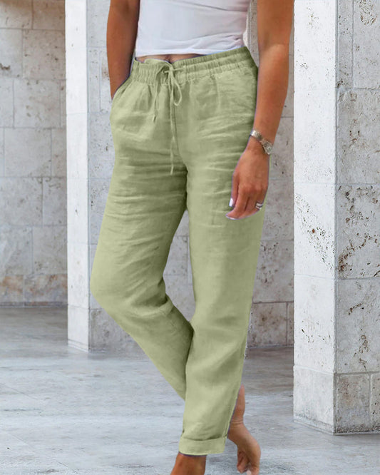 Emma – Pantalon En Lin