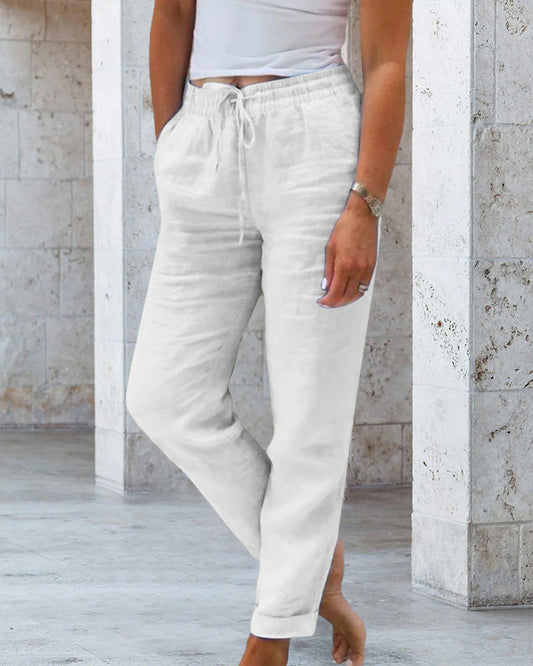 Emma – Pantalon En Lin