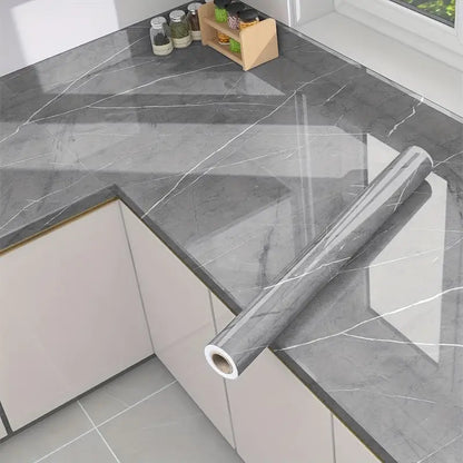 Film autocollant effet marbre imperméable – Protection de luxe pour vos surfaces