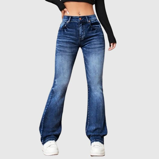 Marie - Pantalon En Denim Décontracté