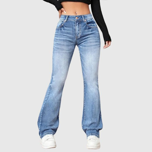 Marie - Pantalon En Denim Décontracté