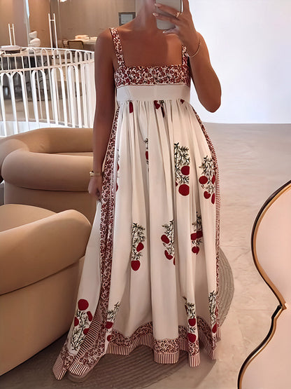 Maggie - Robe maxi à imprimé floral à la mode
