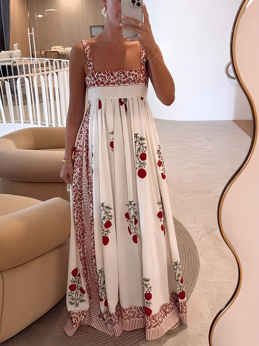 Maggie - Robe maxi à imprimé floral à la mode