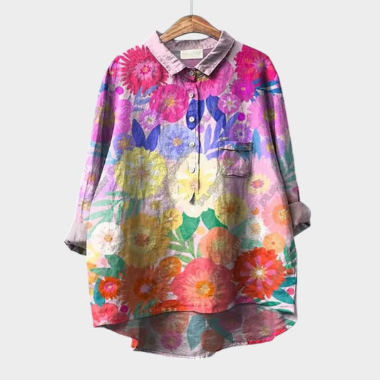 Life - chemise avec imprimé vintage-flower