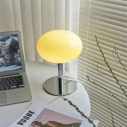 Lampe de table Bauhaus rechargeable – Design Lollipop avec luminosité réglable