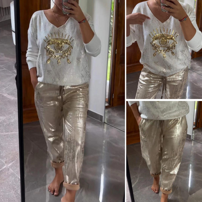 Uma | Ensemble blouse et pantalon